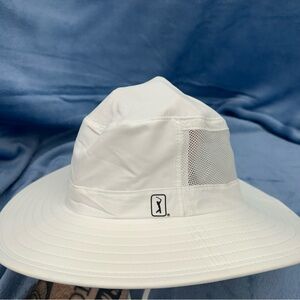 Moisture Wicking PGA Tour Bright White Golf Hat